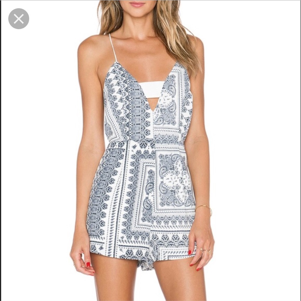 Finders Keepers Midnight Playsuit